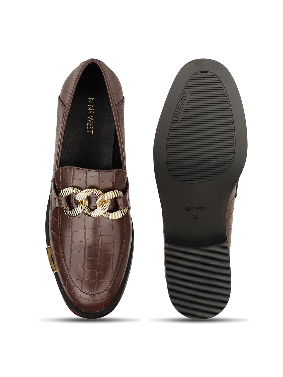 Nine West Women Casual Slip-on Loafer - Brown - View 4