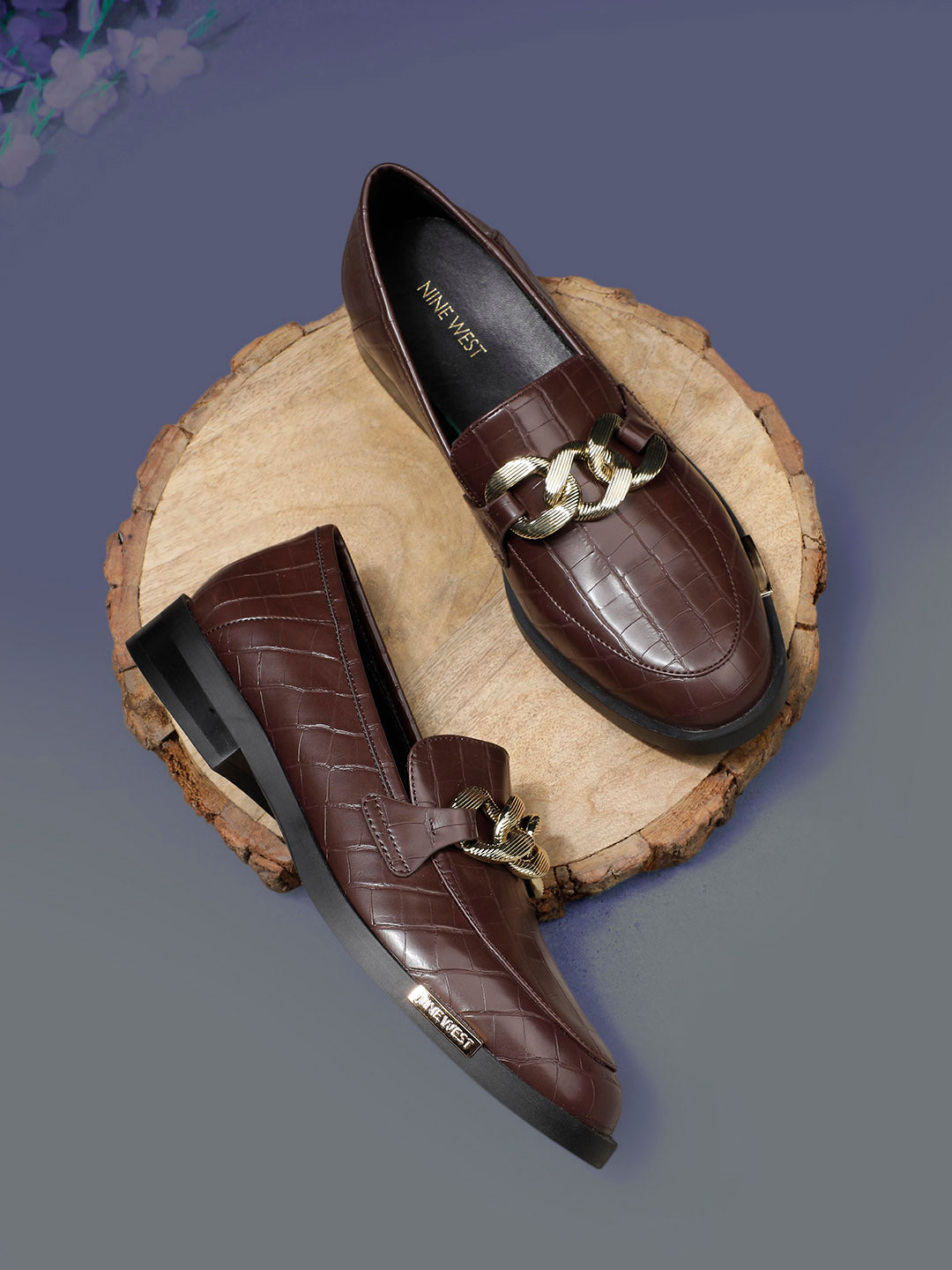 Nine West Women Casual Slip-on Loafer - Brown - View 6