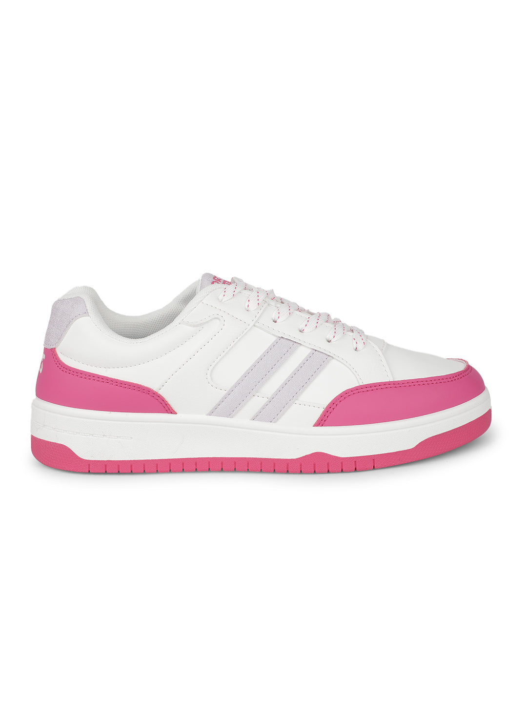 North Star Women Pink Casual Lace-up Sneakers - Pink - View 2