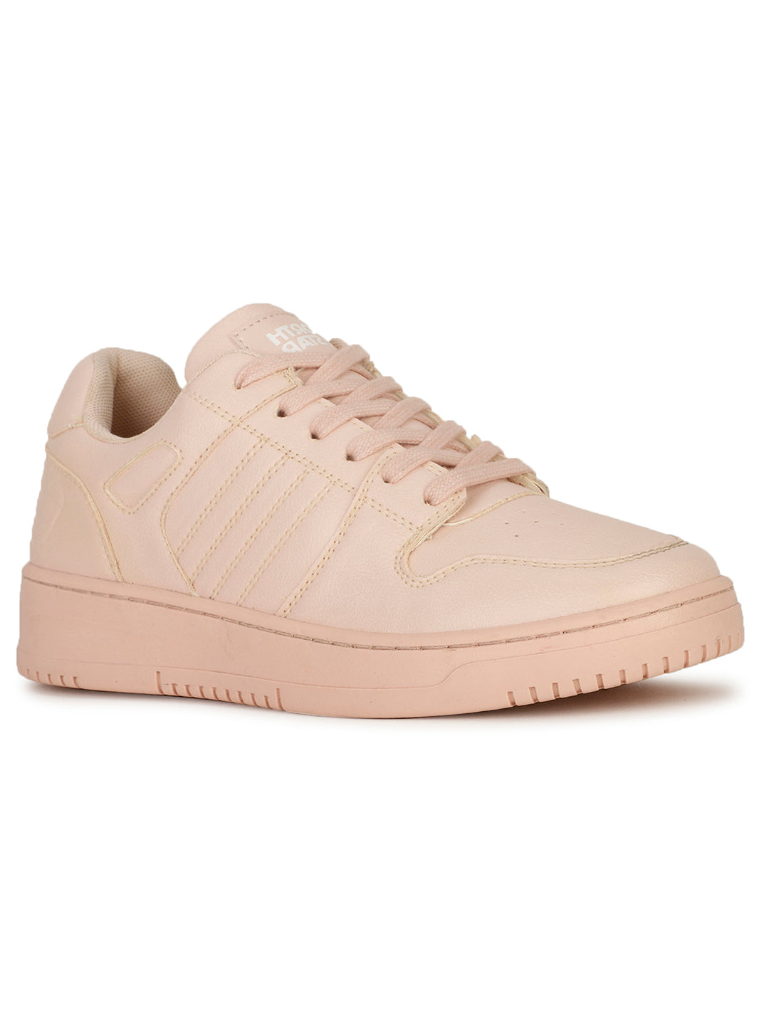 North Star Women Pink Casual Lace-up Sneakers - Pink - View 1