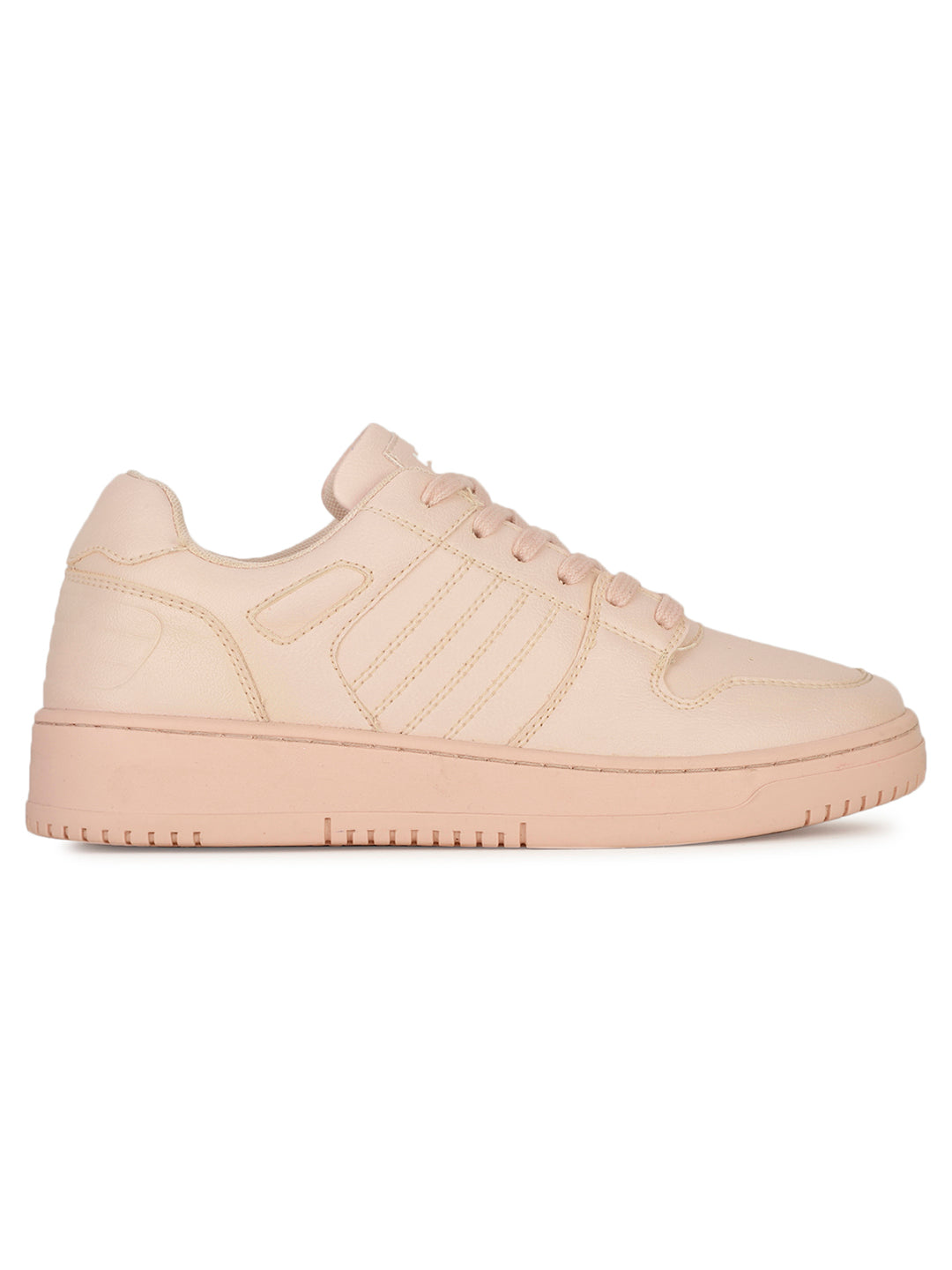 North Star Women Pink Casual Lace-up Sneakers - Pink - View 2
