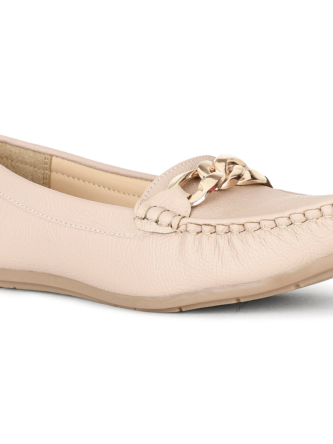 Bata Women Pink Casual Slip-on Moccassins - Pink - View 5