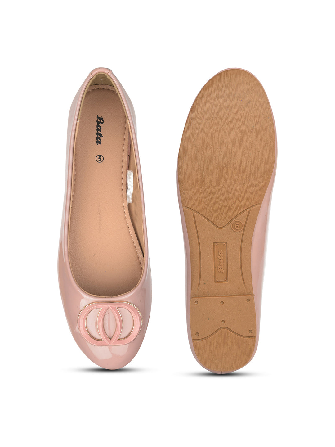 Bata Women Pink Casual Ballet Flat - Pink - View 4