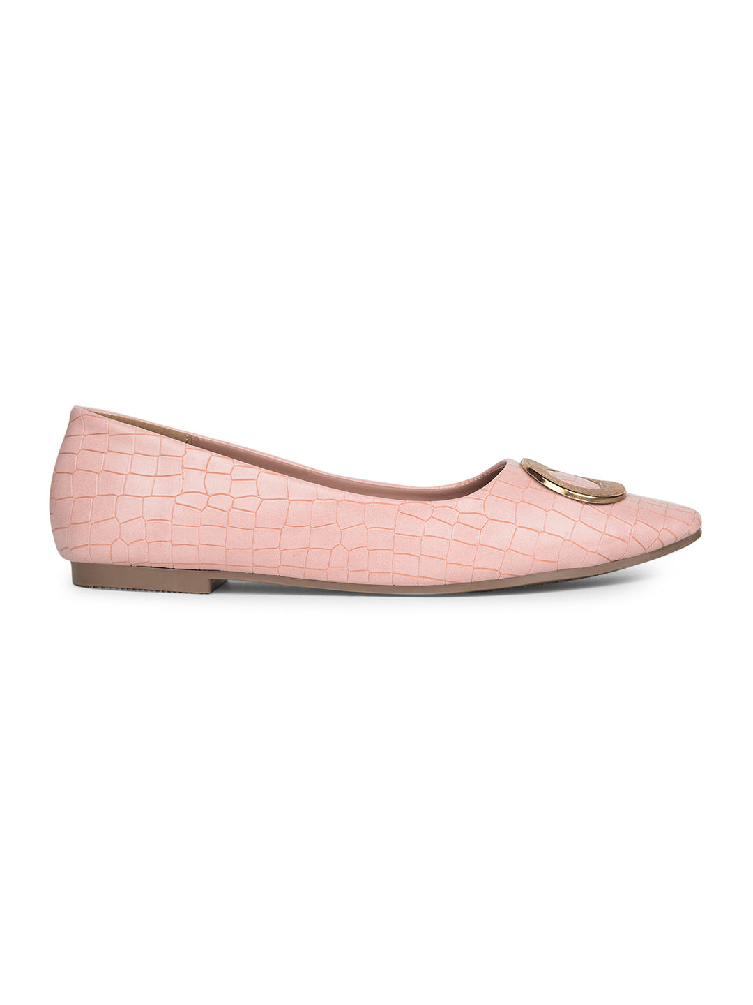 Bata Women Pink Casual Ballet Flat - Pink - View 2