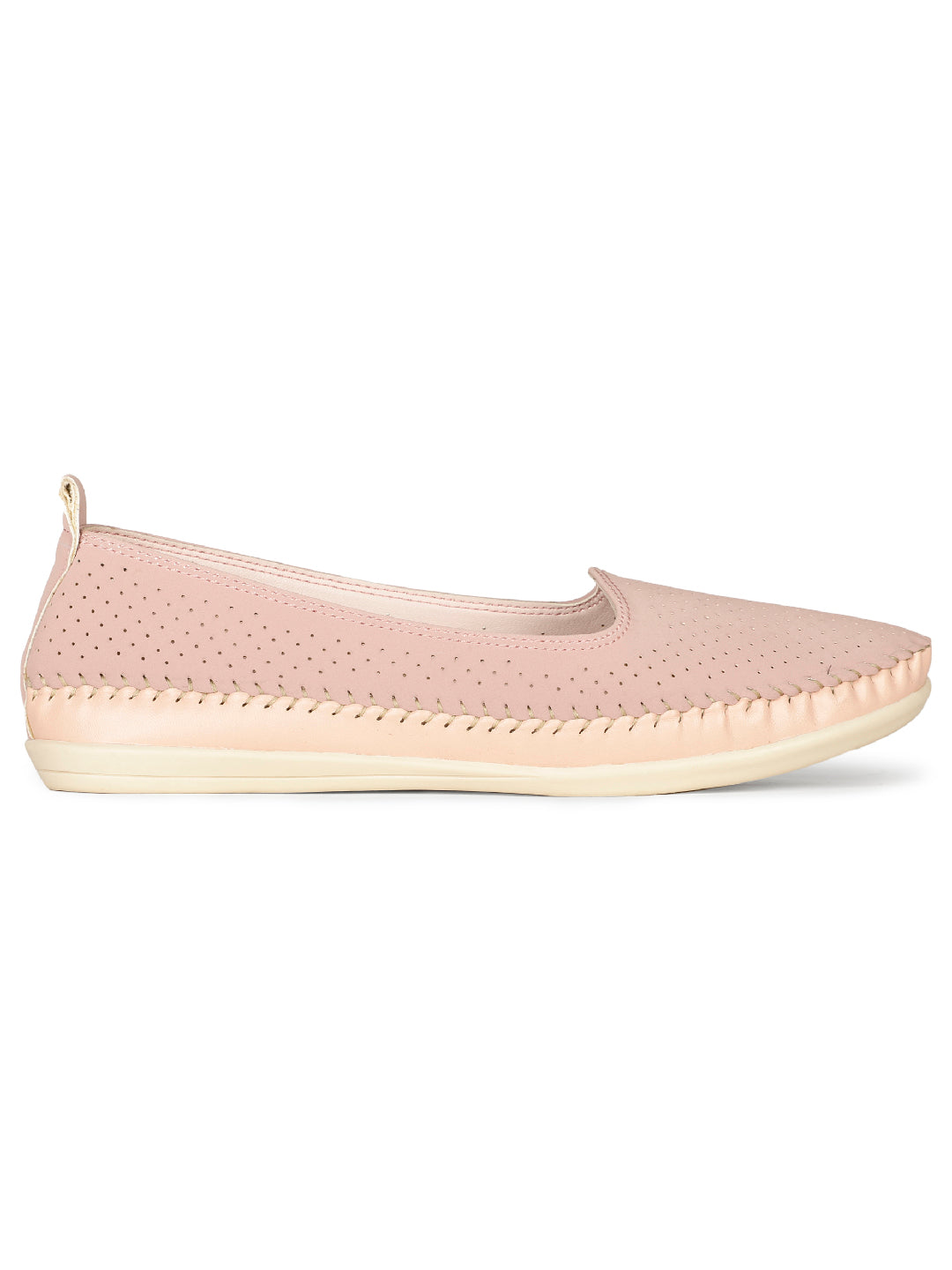Bata Comfit Women's Pink Flat Ballerina Shoes - Pink