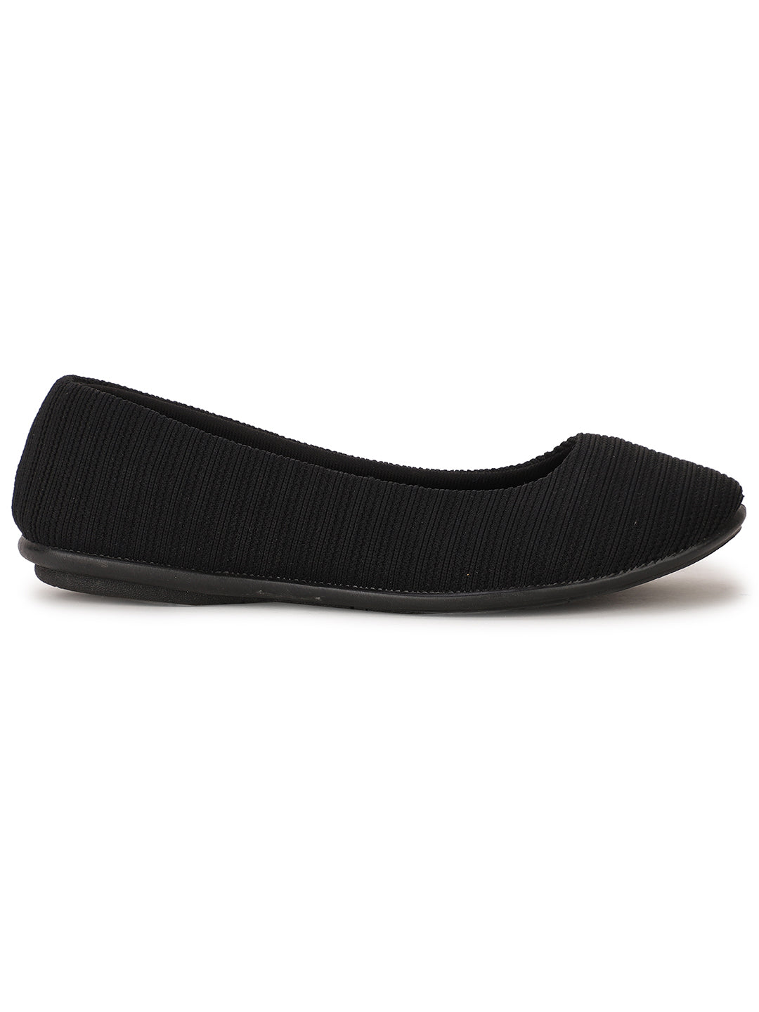 Bata Women Black Casual Ballet Flat - Black - View 2