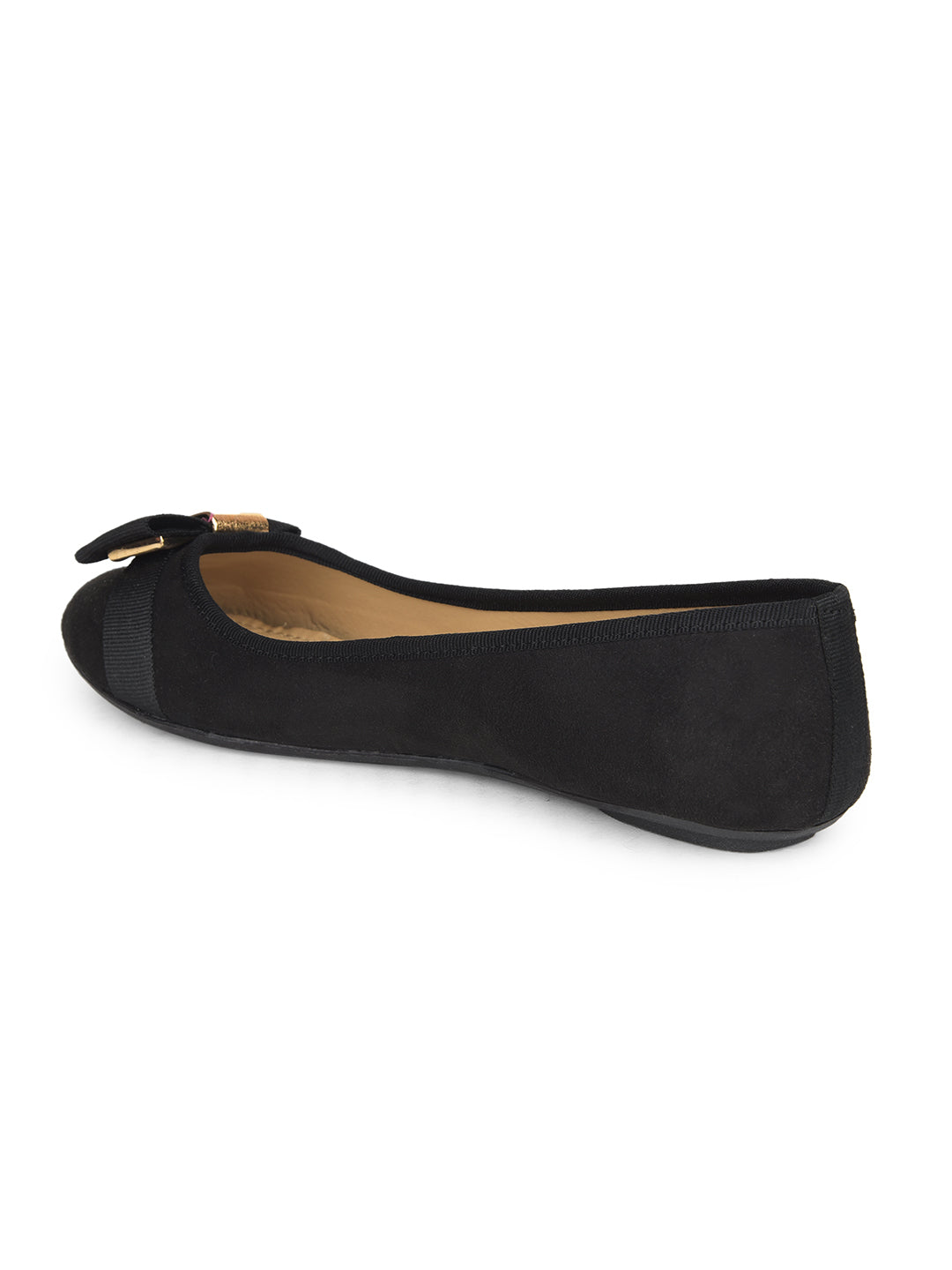 Bata Women Black Casual Ballet Flat - Black - View 3