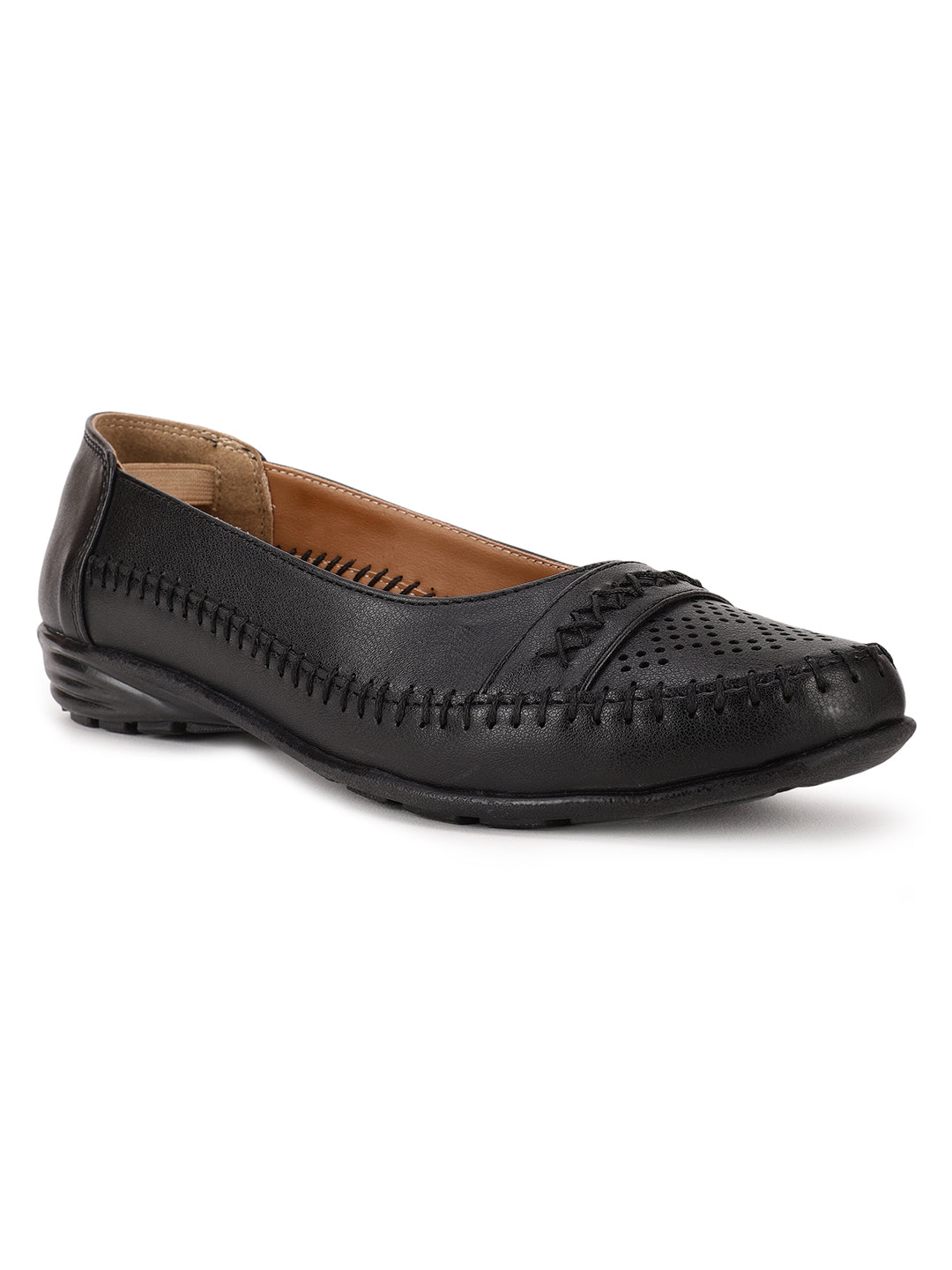 Bata Women Black Casual Ballet Flat - Black - View 1