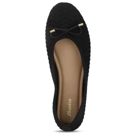 Bata Women Black Casual Ballet Flat