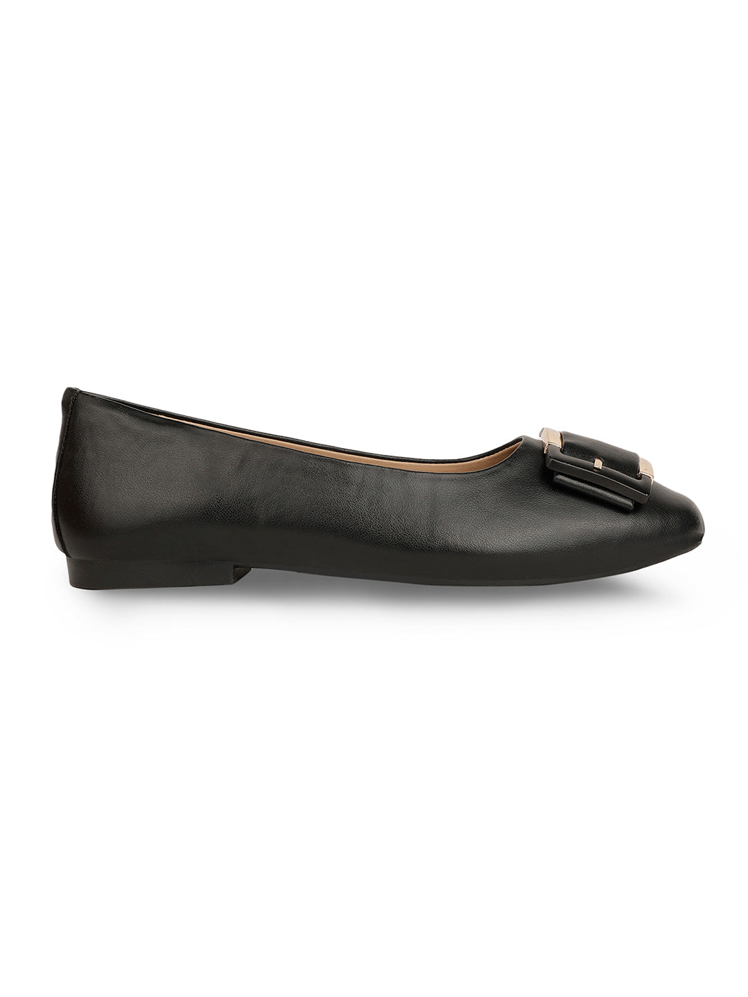 Bata Women Black Casual Ballet Flat - Black - View 2