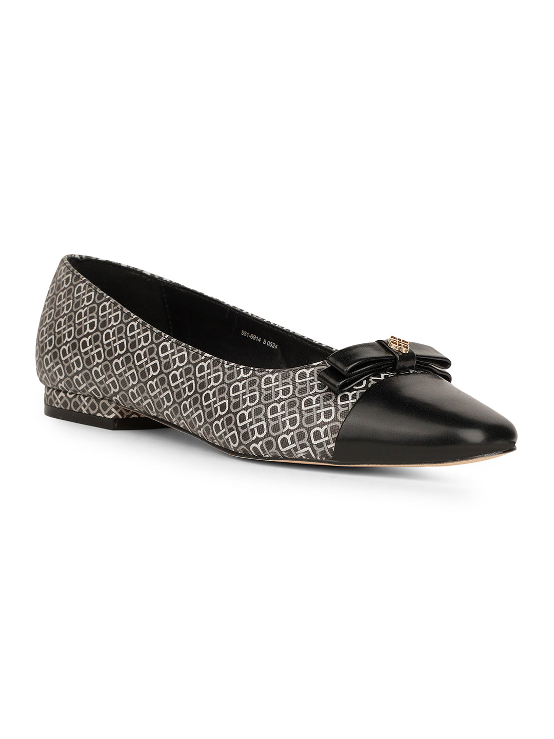 Bata Women Black Casual Ballet Flat - Black - View 1