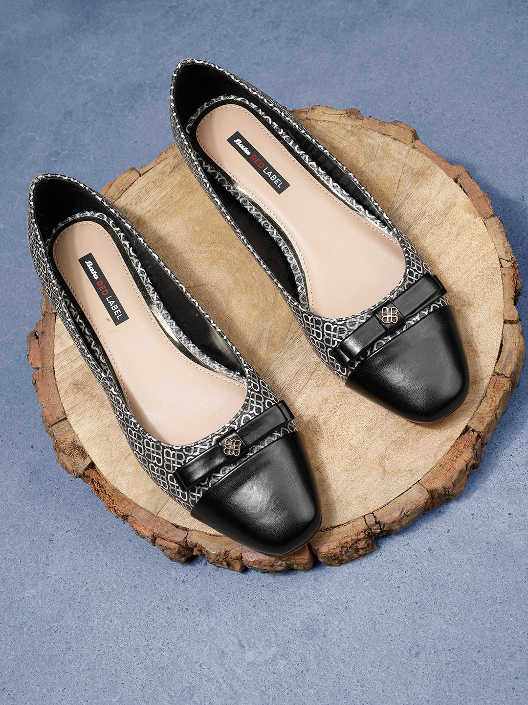 Bata Women Black Casual Ballet Flat - Black - View 6