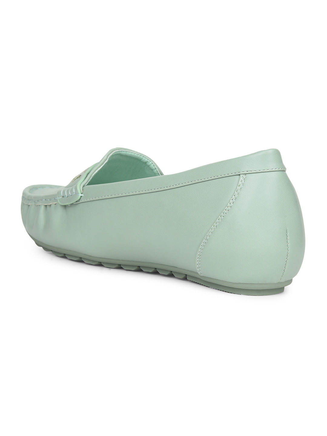 Bata Comfit Women Green Casual Slip-on Moccassins - Green - View 3