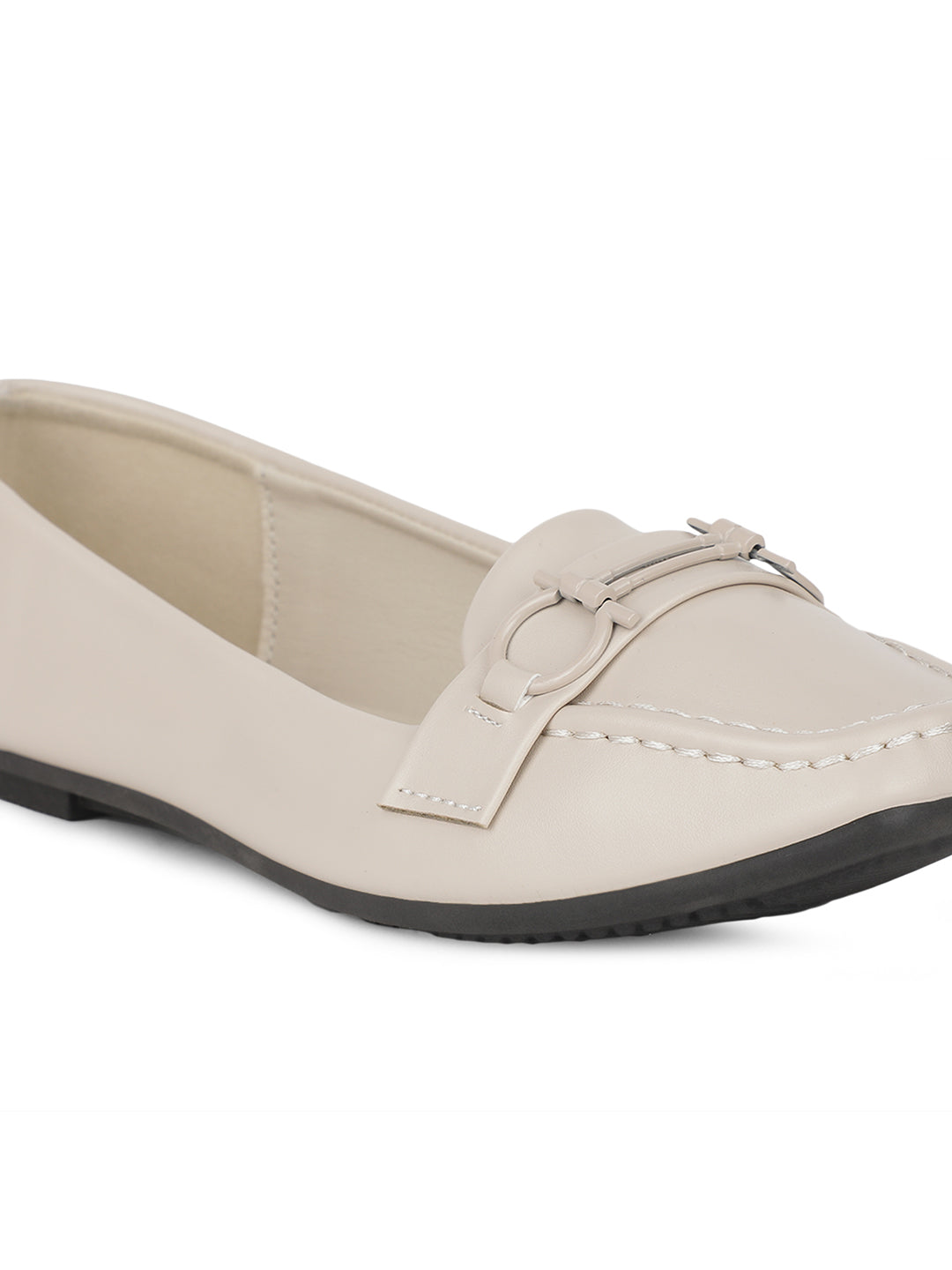 Bata Women Beige Casual Ballet Flat - Beige - View 5