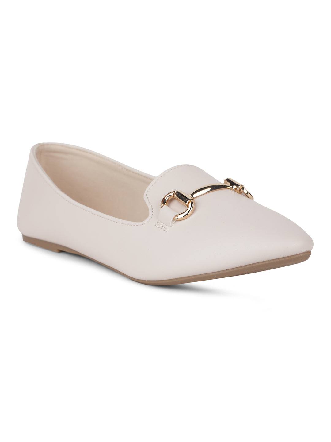 Bata Women Beige Casual Ballet Flat - Beige - View 1