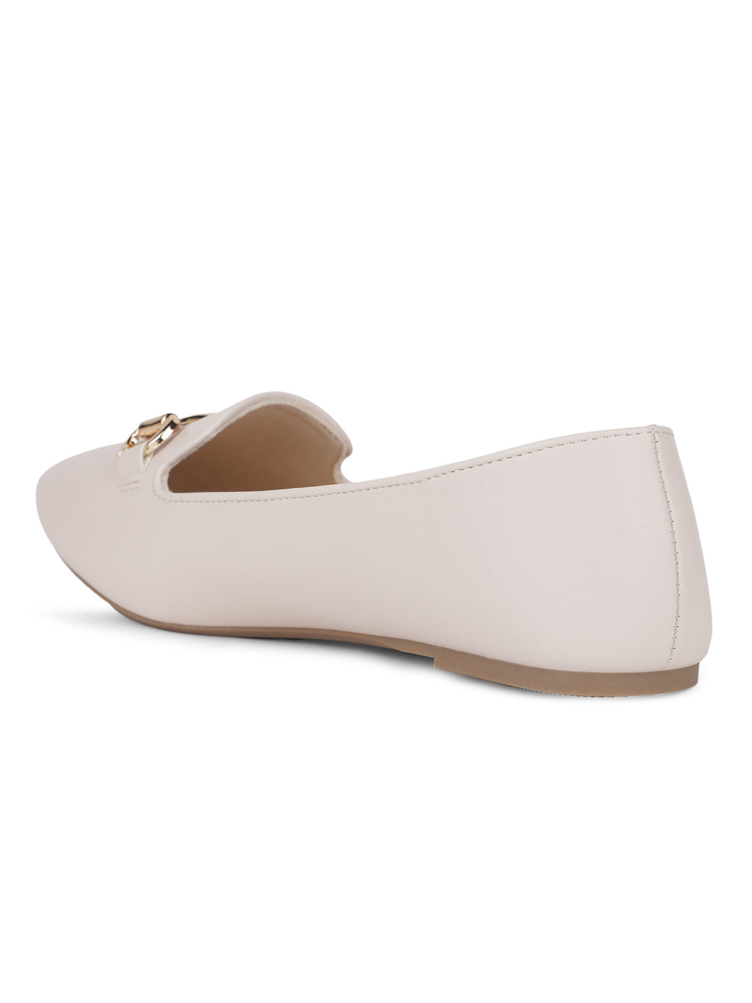 Bata Women Beige Casual Ballet Flat - Beige - View 3