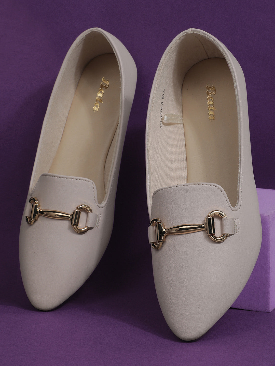 Bata Women Beige Casual Ballet Flat - Beige - View 6
