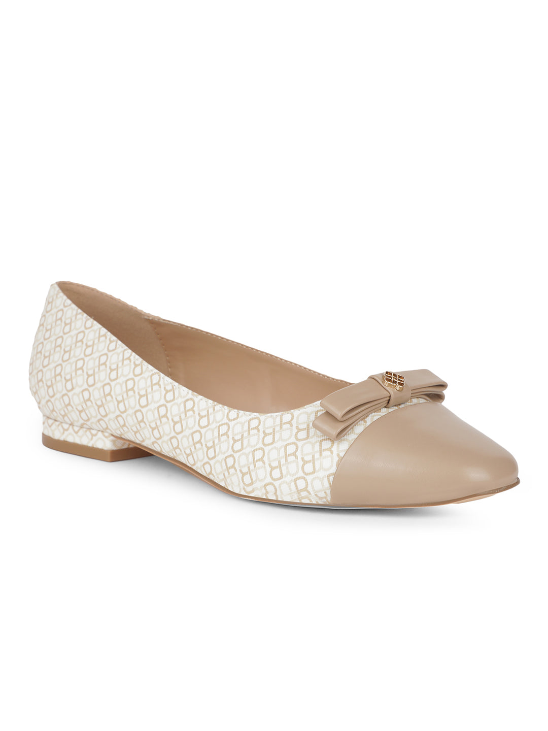 Bata Women Beige Casual Ballet Flat - Beige - View 1