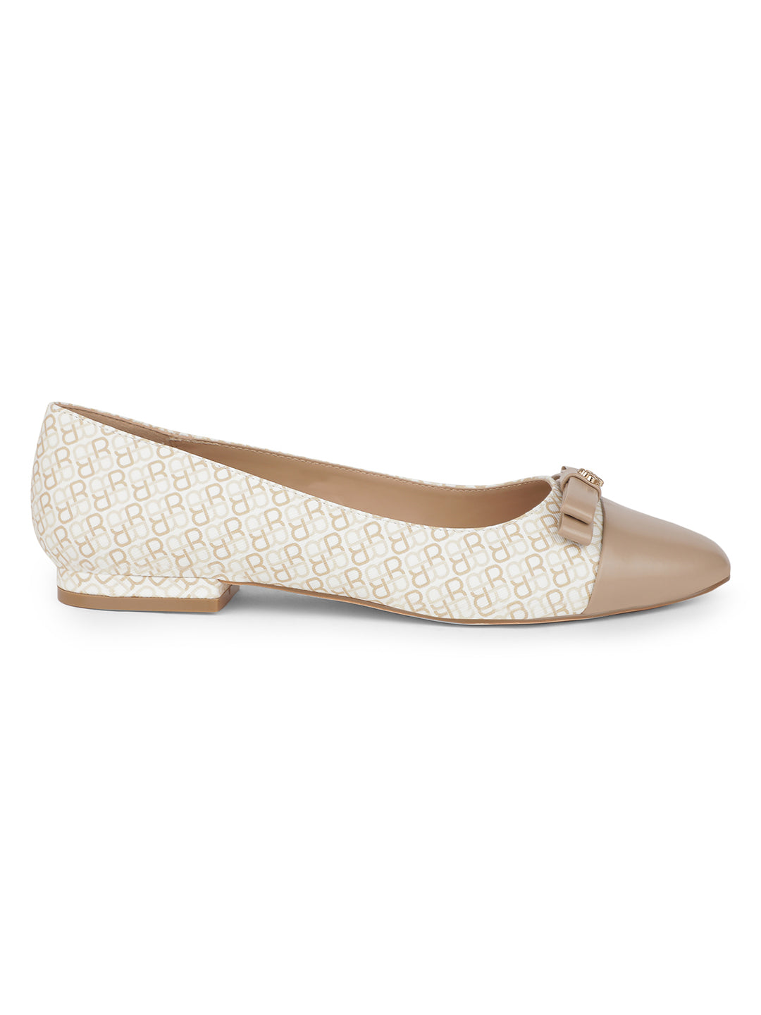 Bata Women Beige Casual Ballet Flat - Beige - View 2