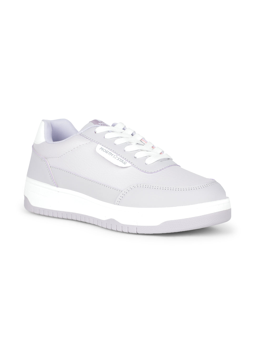 North Star Women Purple Casual Lace-up Sneakers - Purple - View 1