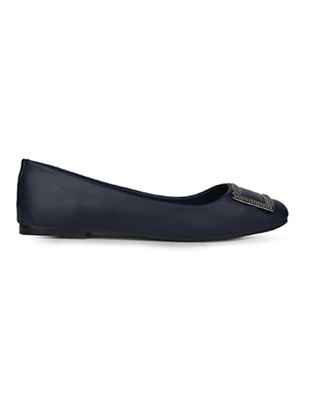 Bata Women Navy Blue Casual Ballet Flat - Navy Blue - View 2