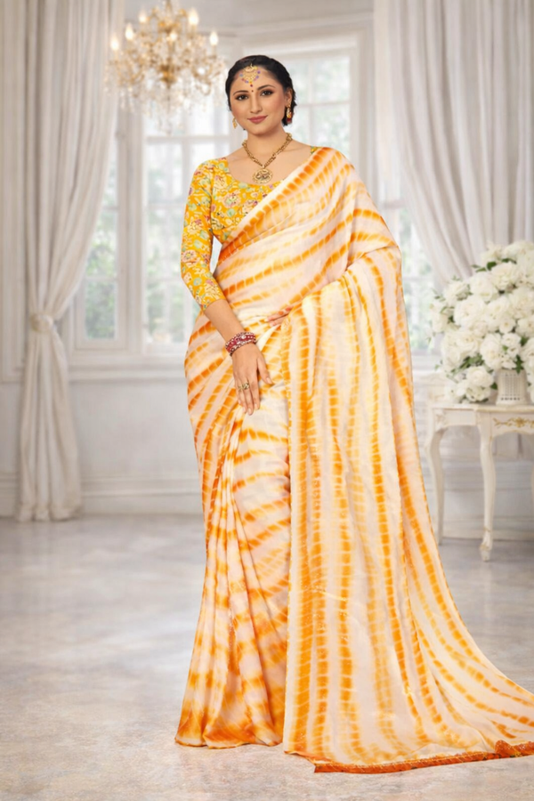 Traditional Printed Synthetic Saree with Designer Blouse Piece Elegant Festive Wear Kalyani silks and sarees