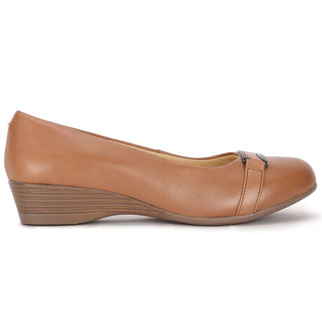Hush Puppies Women Black Wedge Heel Ballerina