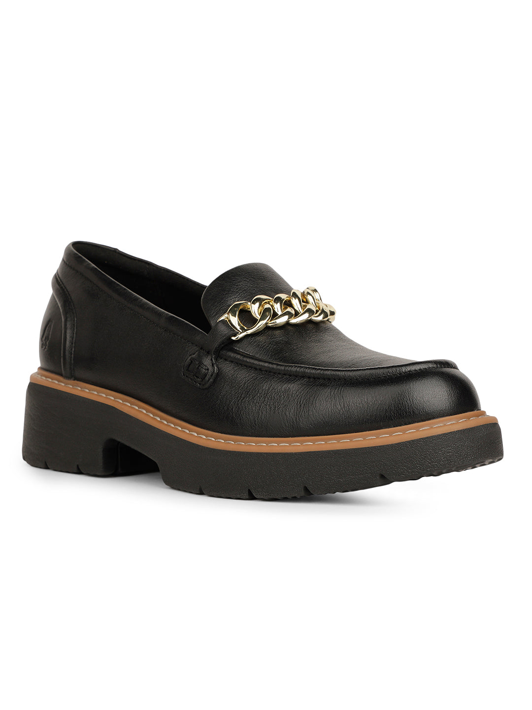 Hush Puppies Women Black Casual Slip-on Loafers - Black - View 1