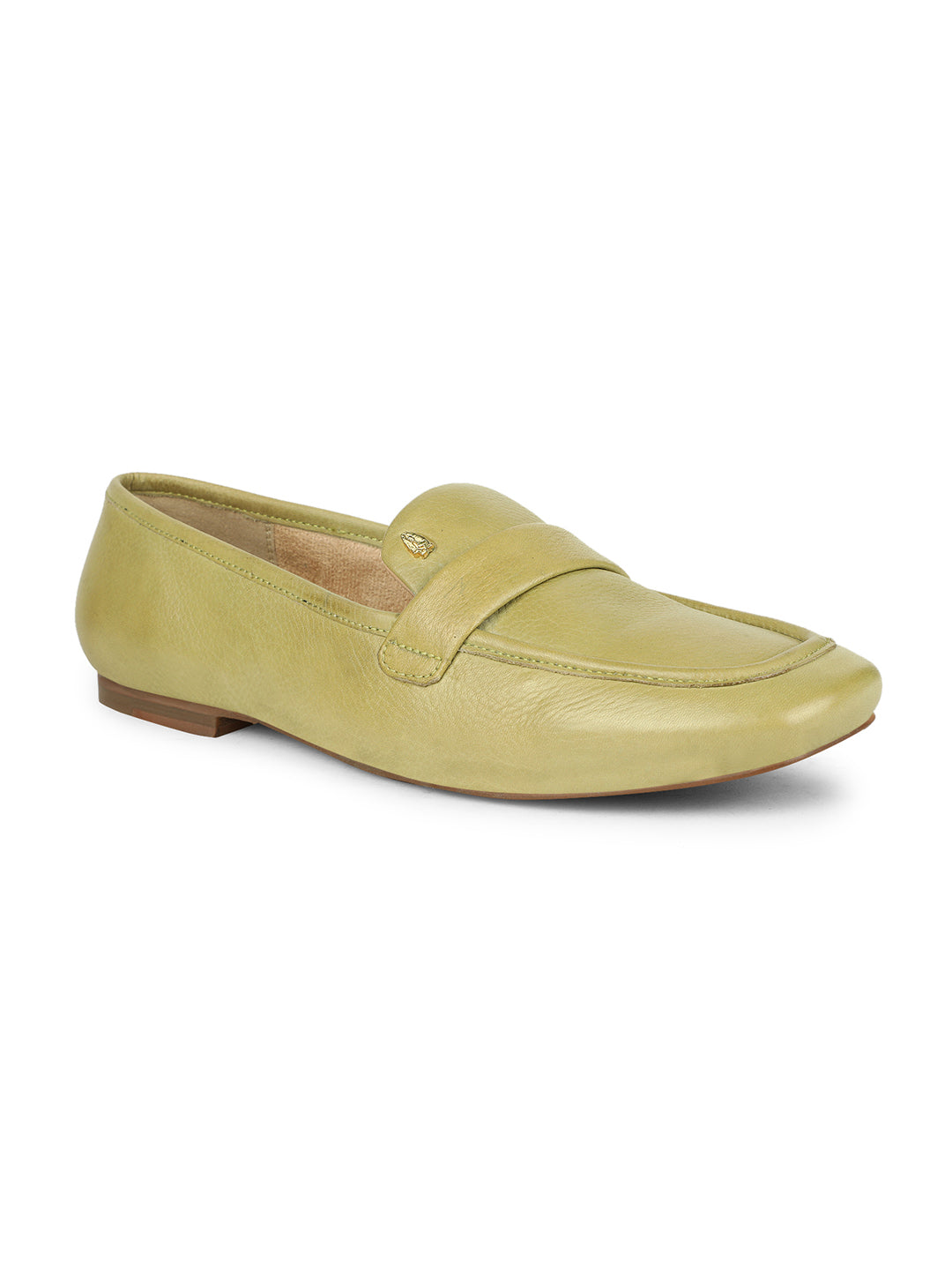 Hush Puppies Women Light Green Casual Slip-on Loafers - Light Green - View 1