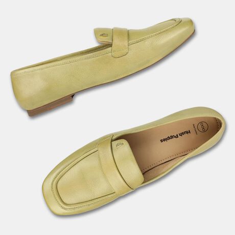 Hush Puppies Women Green Casual Ballet Flat