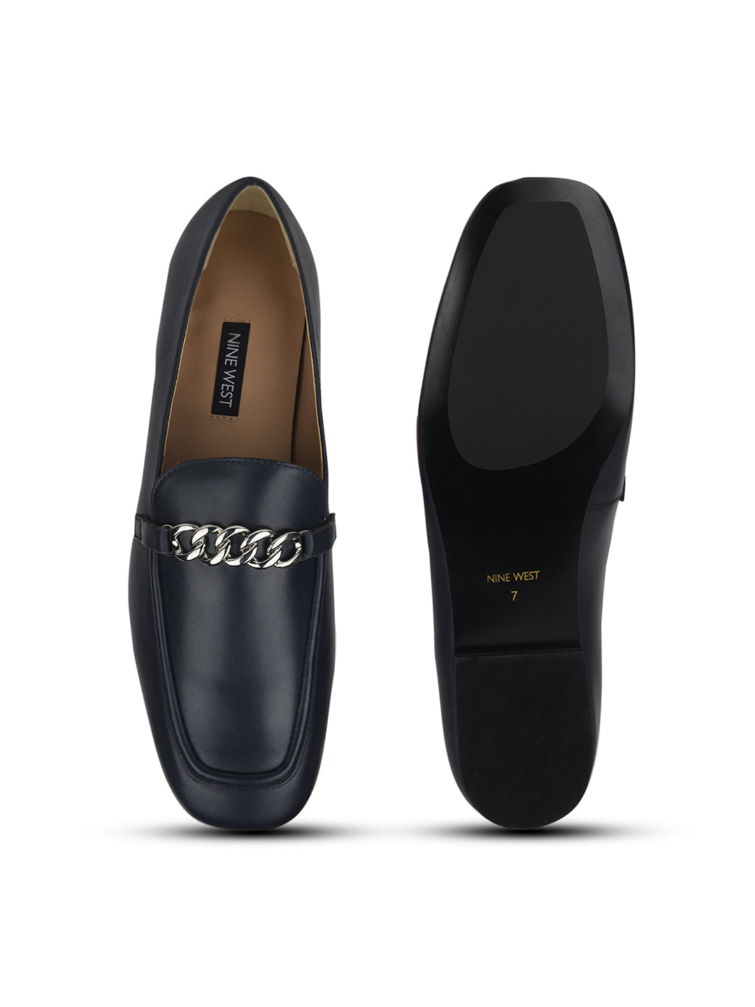 Nine West Women Casual Slip-on Loafer - Navy Blue - View 4