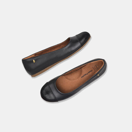 Hush Puppies Women Black Casual Ballet Flat