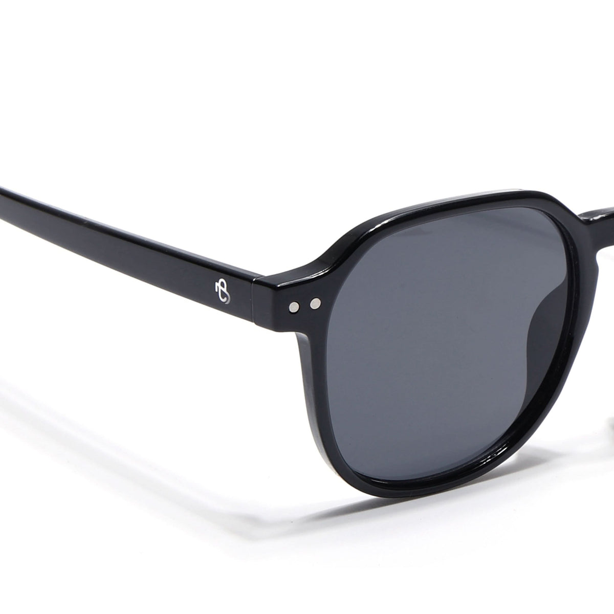 Eyejack Black Round Sunglasses for Men and Women - Style 1192 - view 5