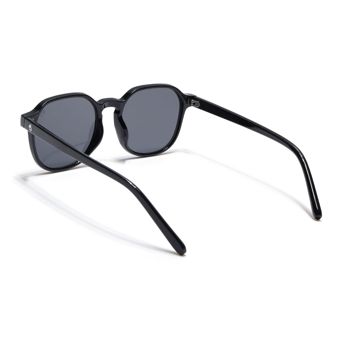 Eyejack Black Round Sunglasses for Men and Women - Style 1192 - view 6