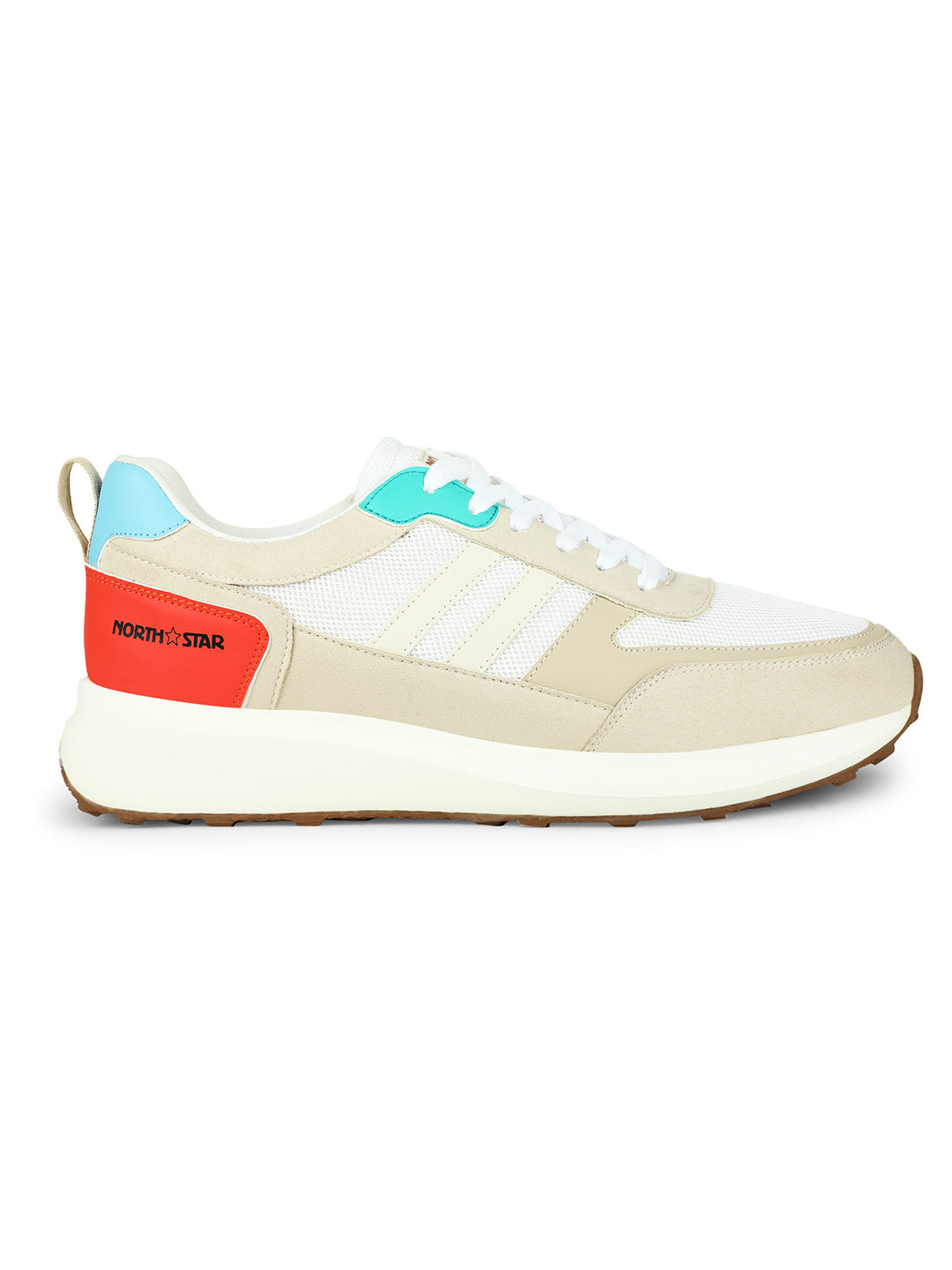 North Star Women White Casual Lace-up Sneakers - White - View 2