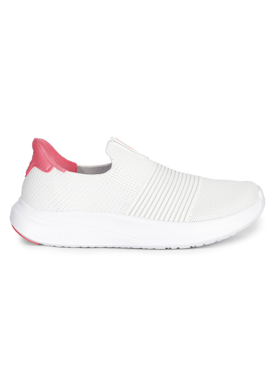 Power Women White Slip-on Sports Shoes - White - View 2