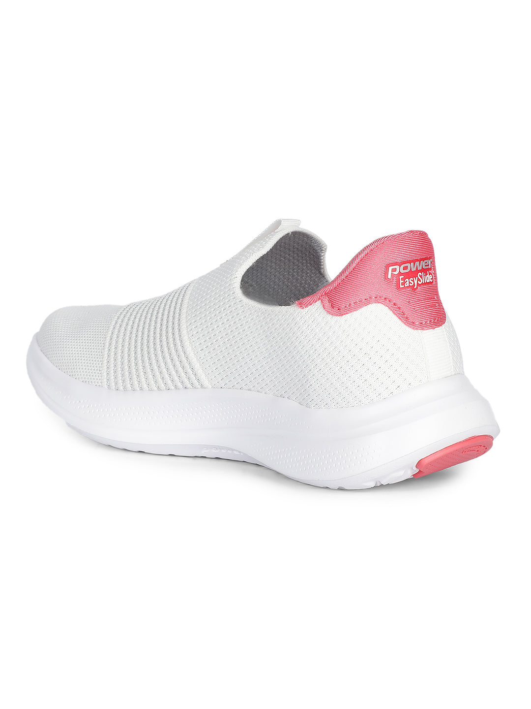 Power Women White Slip-on Sports Shoes - White - View 3