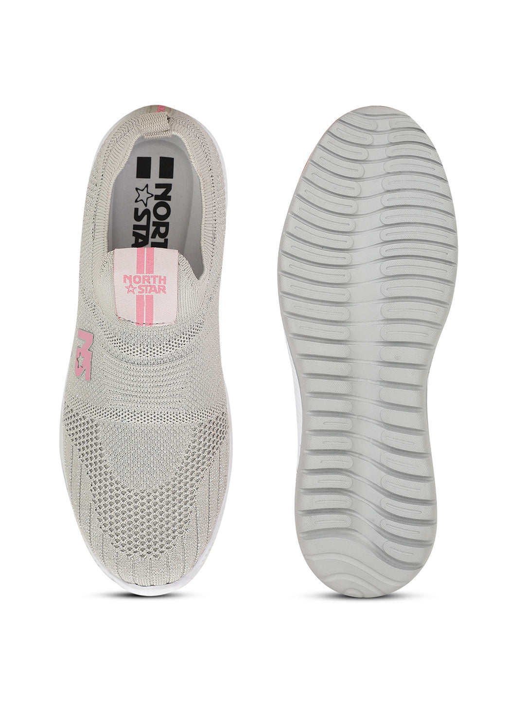 North Star Women Grey Casual Slip-on Shoes - Grey - View 4
