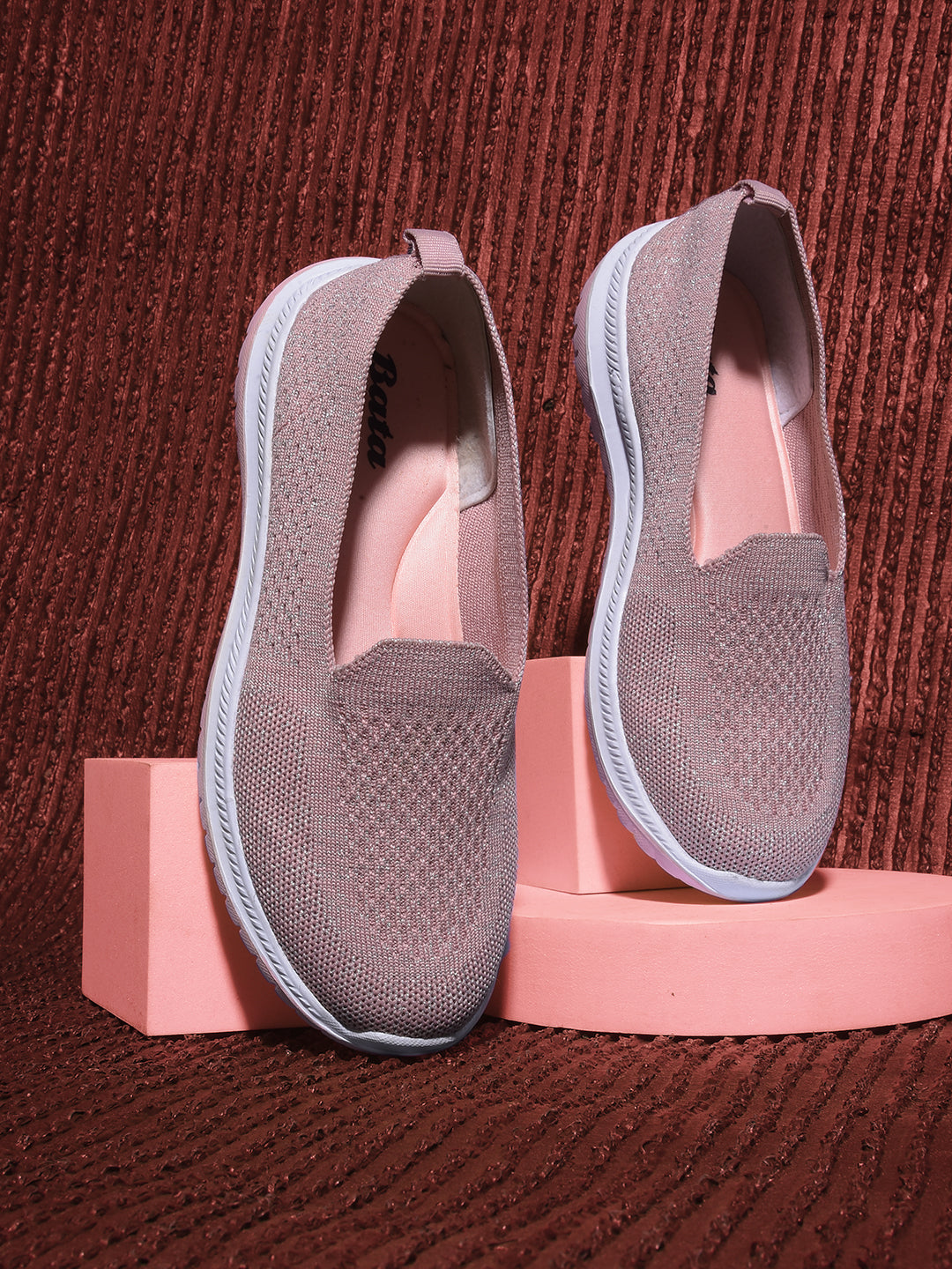 Bata Women Casual Slip-on Shoes - Pink - View 2