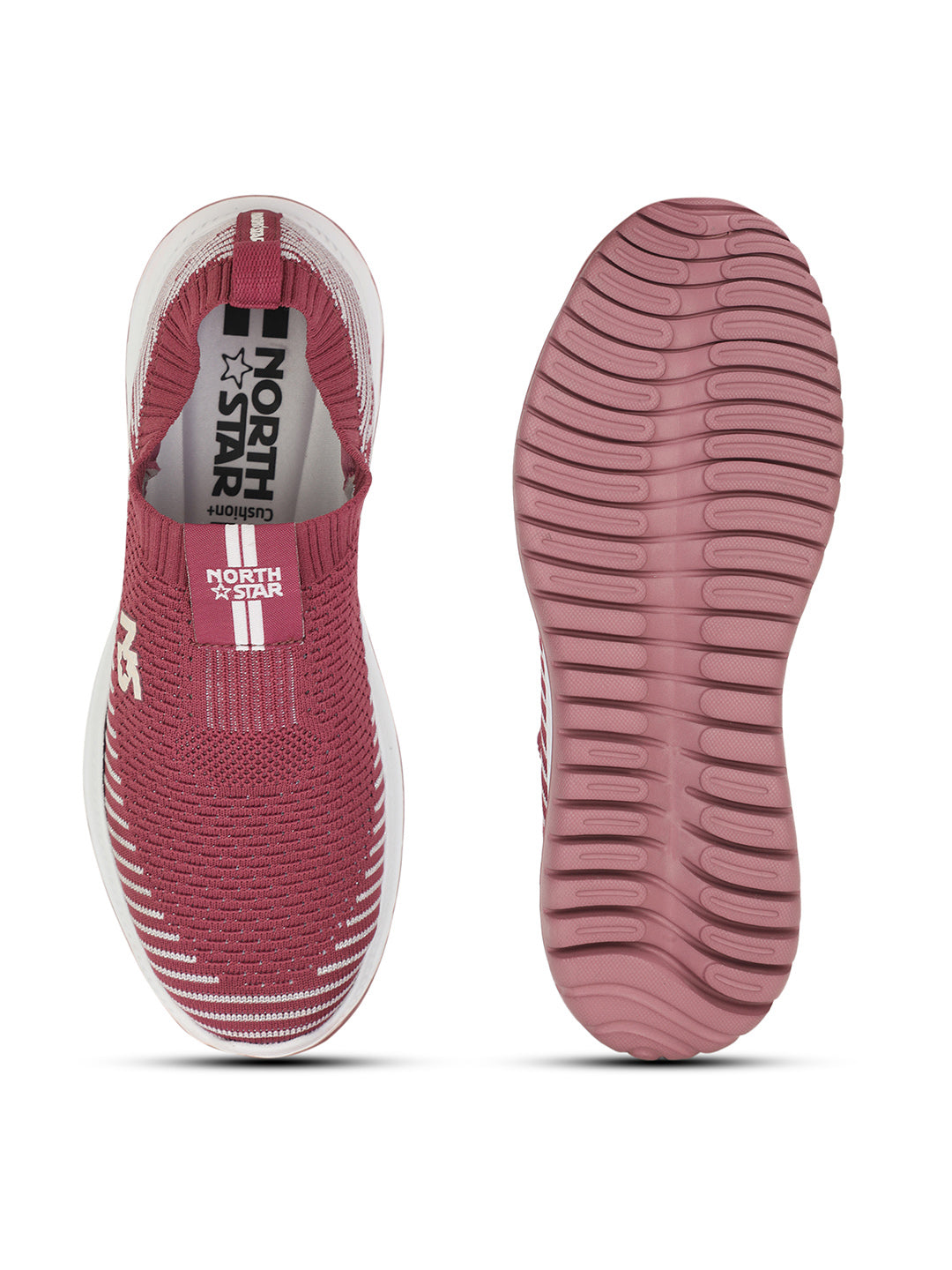 North Star Women's Pink Casual Slip-on Shoes - Pink