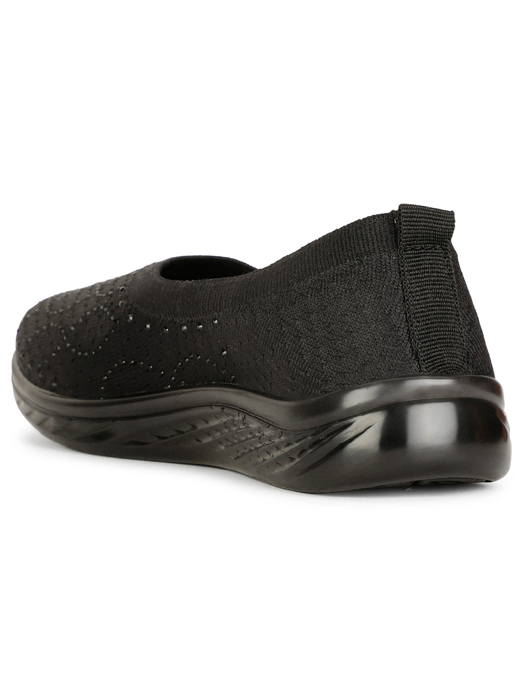 Bata Women Black Casual Slip-on Shoes - Black - View 3