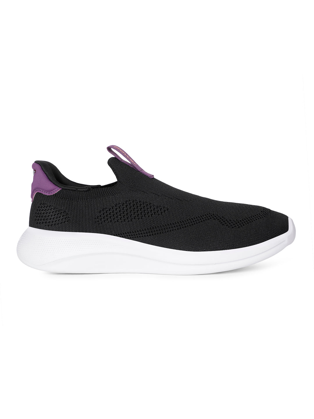 Power Women Black Slip-on Sports Shoes - Black - View 2