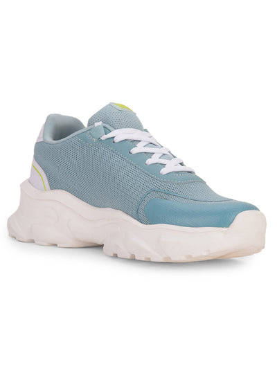 North Star Women's Light Green Casual Lace-up Sneakers - Light Green