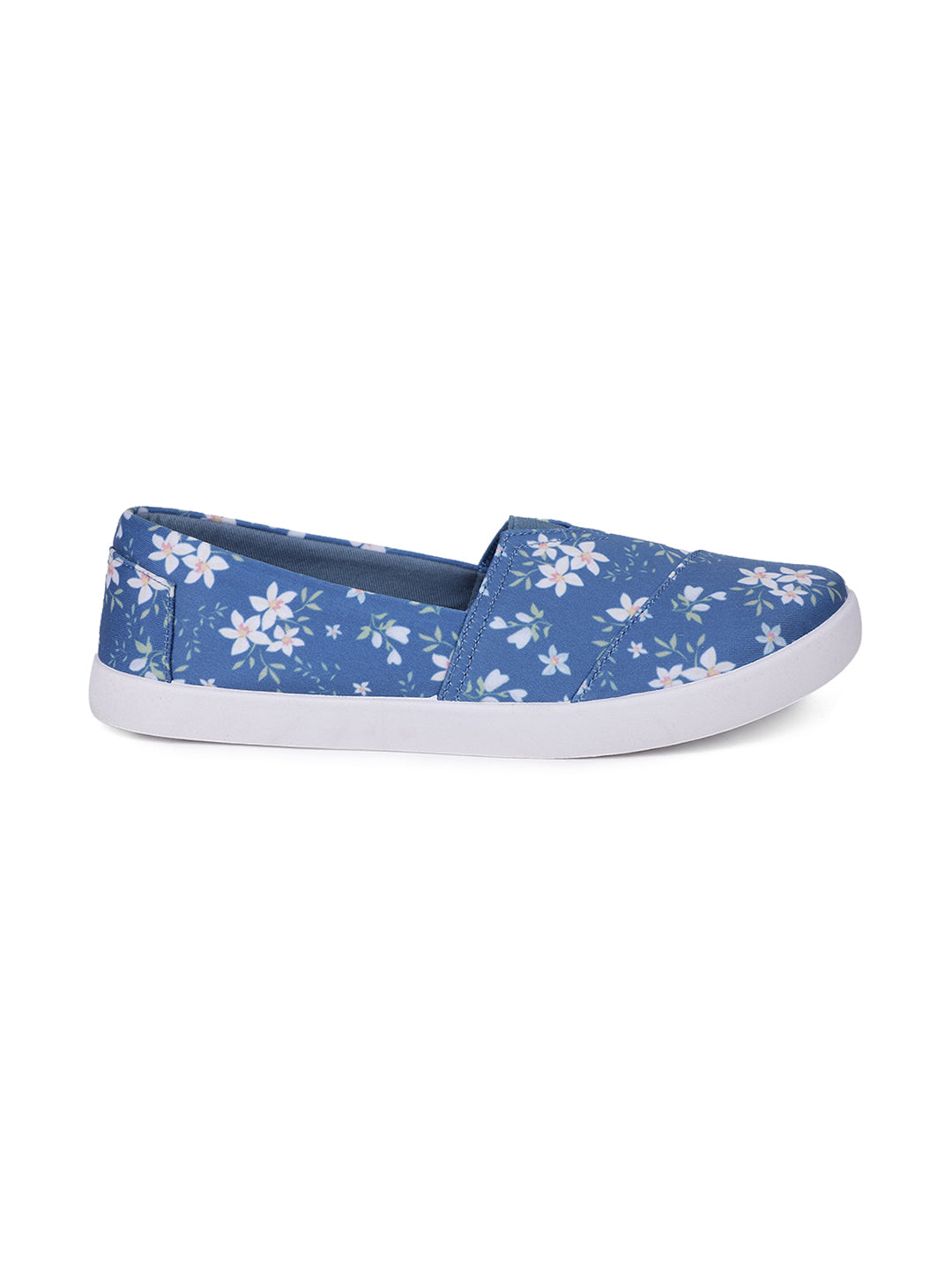 Bata Women's Blue Casual Slip-on Shoes - Blue