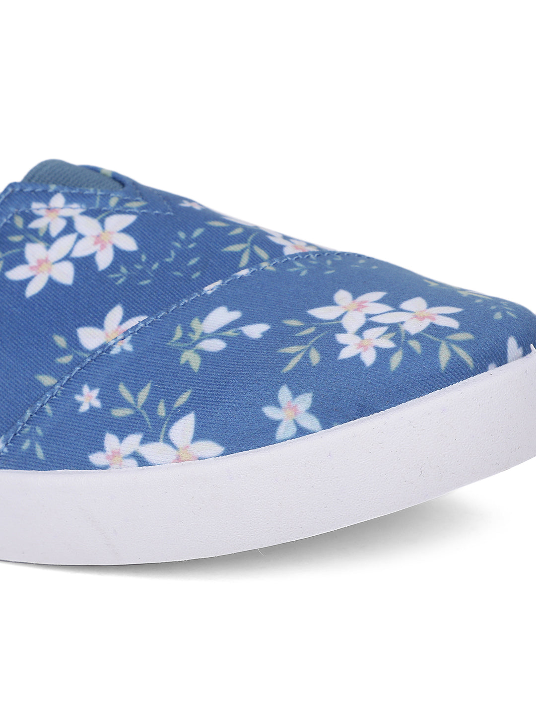 Bata Women's Blue Casual Slip-on Shoes - Blue