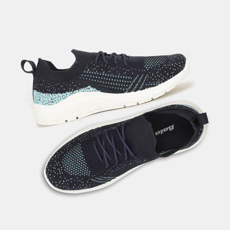 Bata Women Navy Blue Casual Slip-on Shoes