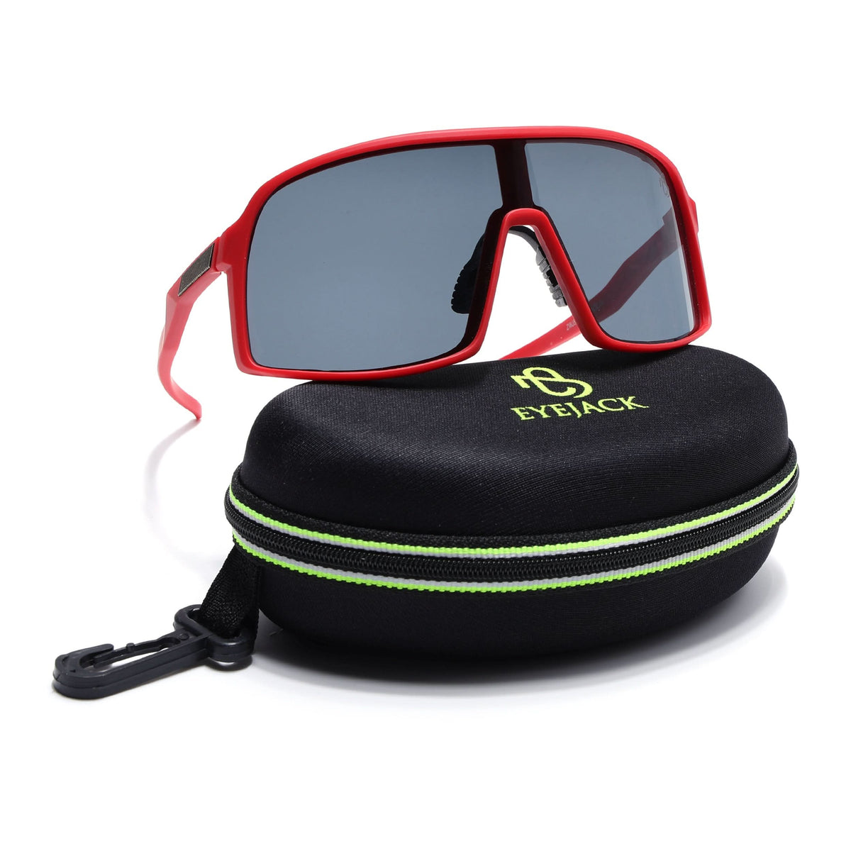 Eyejack Red Wrap Around Sunglasses for Men and Women - view 9