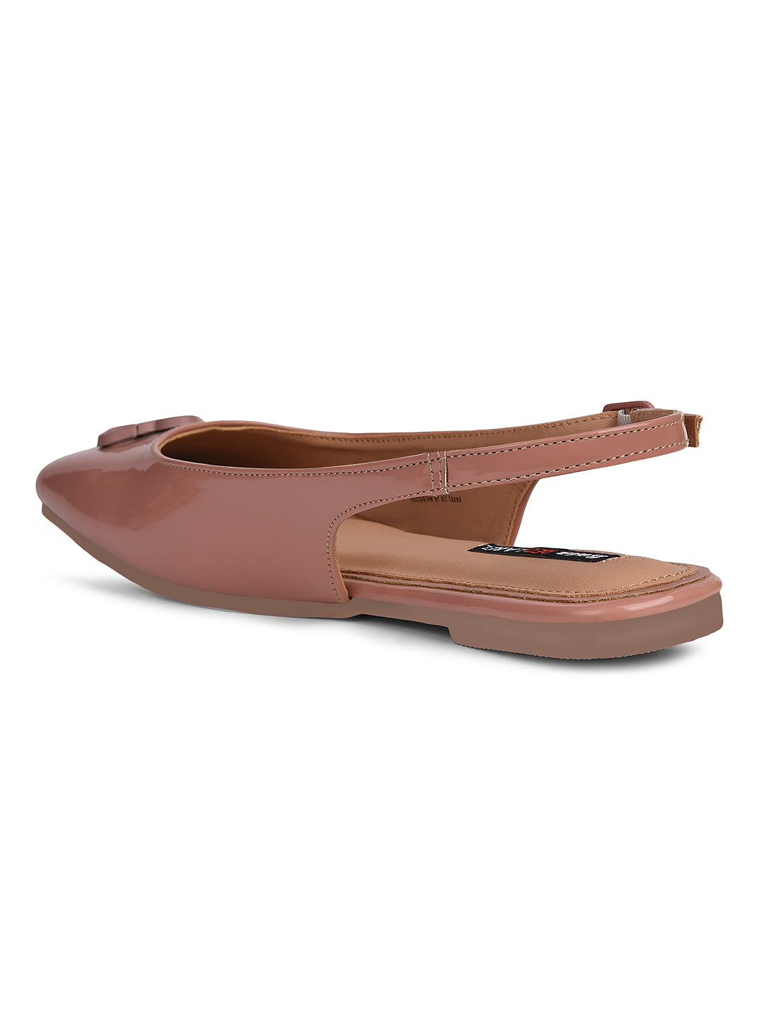 Bata Women Nude Slingback Flat Sandal - Nude - View 3