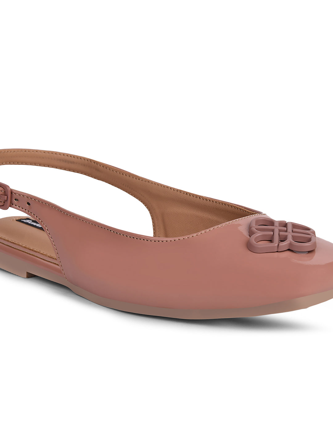 Bata Women Nude Slingback Flat Sandal - Nude - View 5