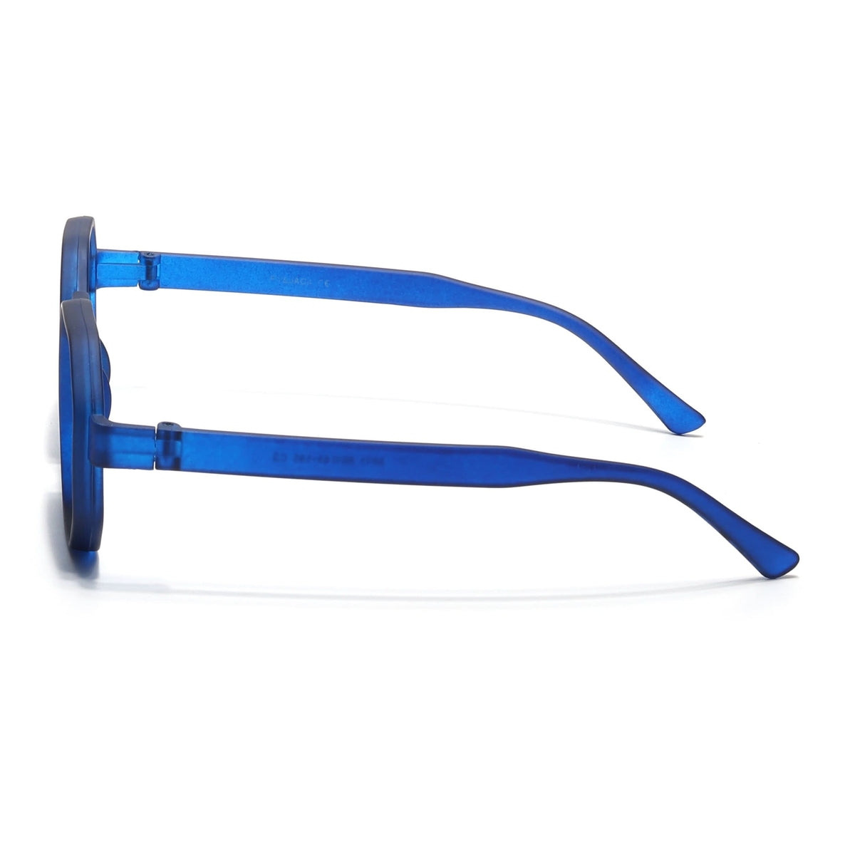 Eyejack Blue Hexagonal Sunglasses for Men and Women - view 7